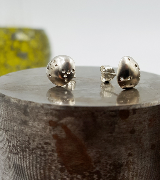 ROCK N ROLL clous d oreilles ST18023 argent925 PatriciaLemaire diam8mm ROCK N ROLL clous d oreilles ST18023 argent925 PatriciaLemaire diam8mm